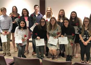 Fourteen Students Inducted into Biological Honor Society