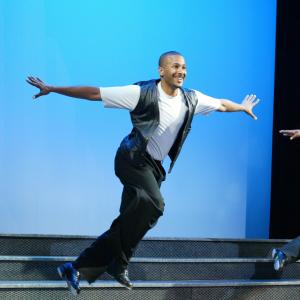 Aaron Tolson dancing on stage