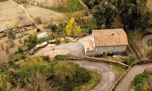 Aerial view of a home in Orvieto