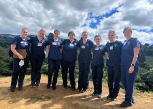 Nursing students in Costa Rica