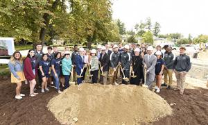 Groundbreaking of the new Savard Welcome Center