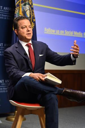 John Avlon speaking at the NHIOP