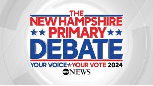 ABC Presidential Primary Debate 2024 poster