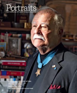 Harvey C. Barnum, Jr. ’62, H.D. ’04, U.S.M.C. (Ret.) in his home in Reston, Va.