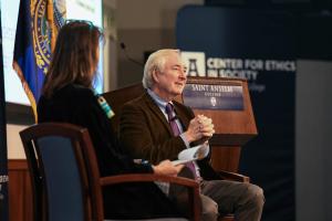 Jim O'Connell speaking at the forum