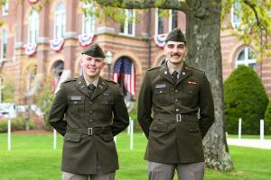 Criminal Justice Major Zachary Roughan and Politics and German Major Alexander Scopa