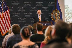 James B. Conroy speaking at the NHIOP about his new book