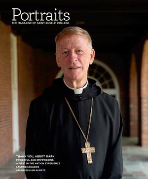 Issue cover for the Spring/Summer 2024 editions off Portraits Magazine featuring Abbot Mark Cooper