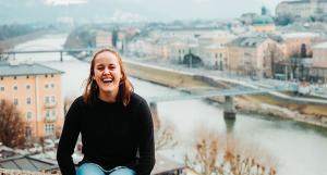 Payton Gullikson studying abroad