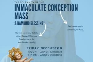 Immaculate conception poster