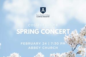 Spring concert poster