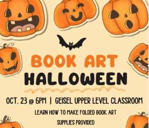 Book Art Halloween Poster