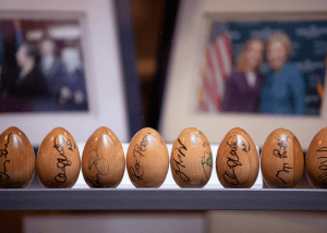 Politics & Eggs at NHIOP