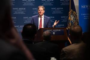 Gov. Chris Sununu at the NHIOP