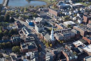 Aerial view of Portsmouth, New Hampshire