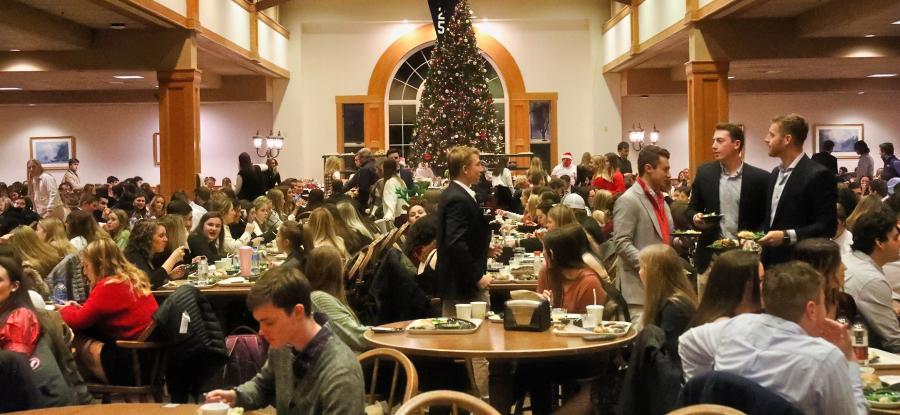 Christmas Feast in Davison Hall