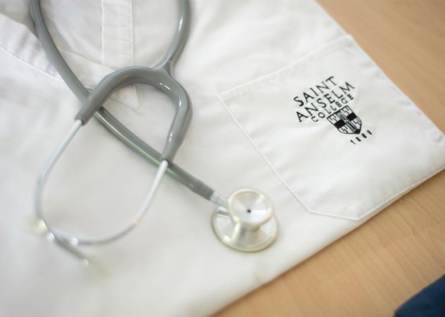 Nursing coat and stethoscope