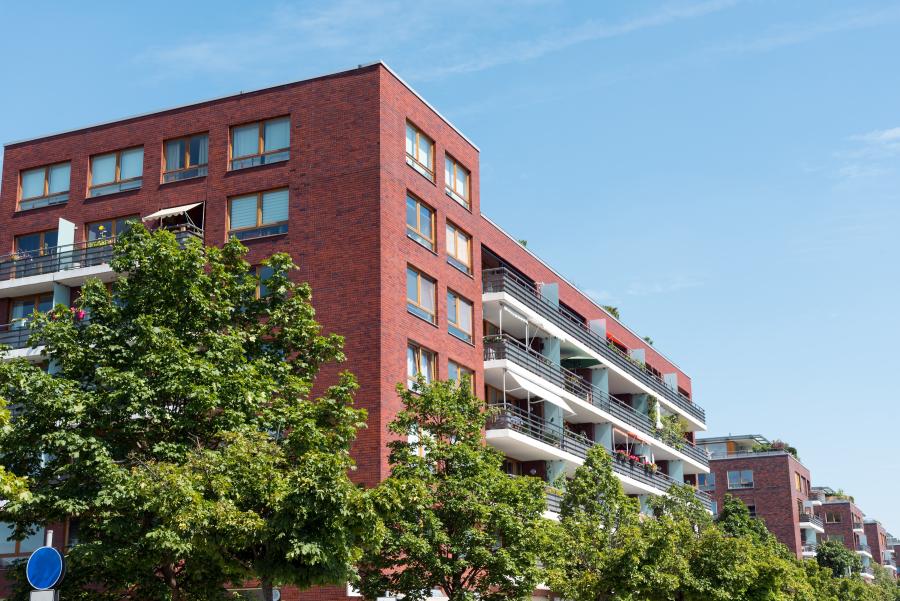 Brick Apartment Building